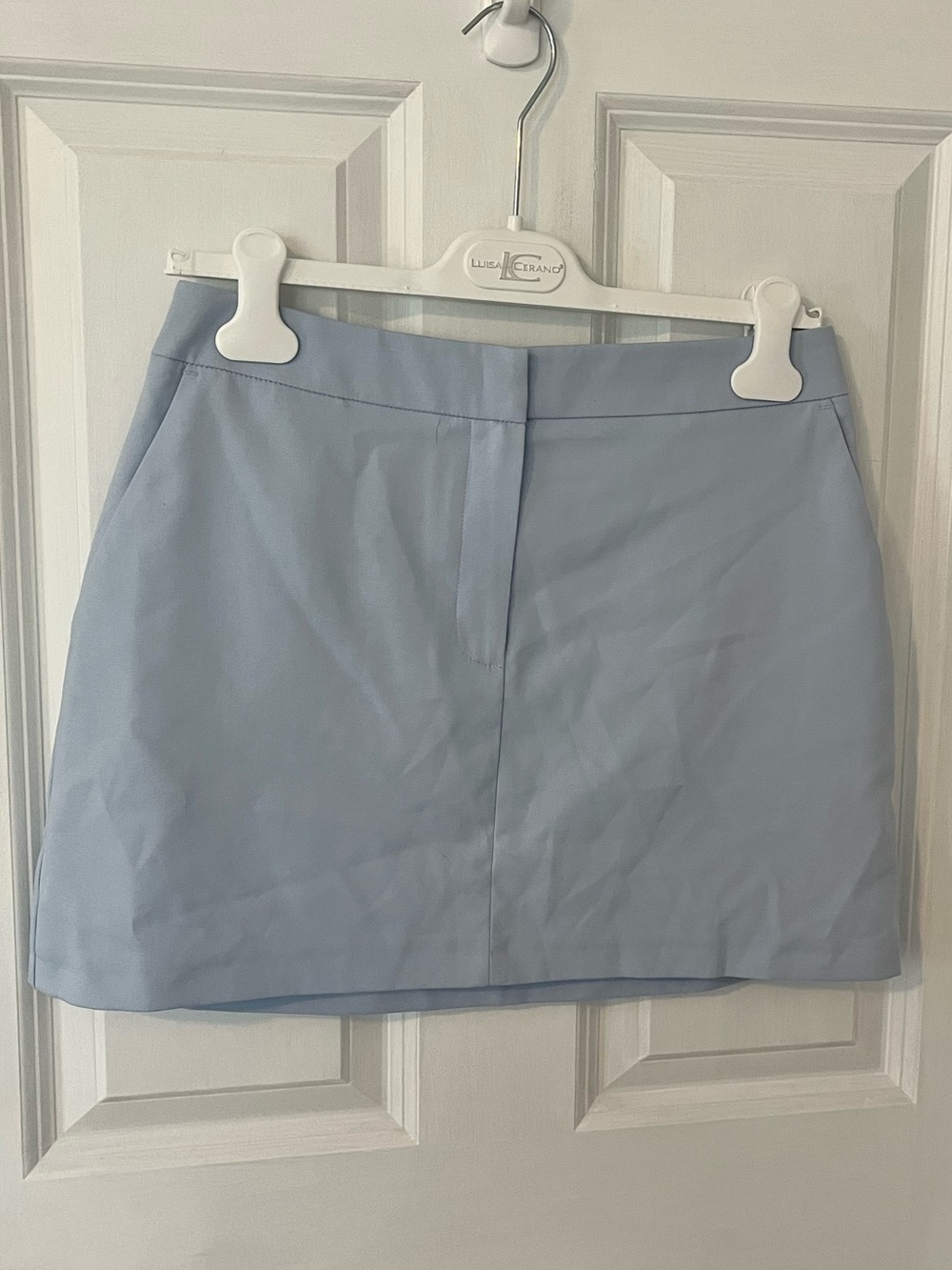 Miss Selfridge Pale Blue Mini Skirt